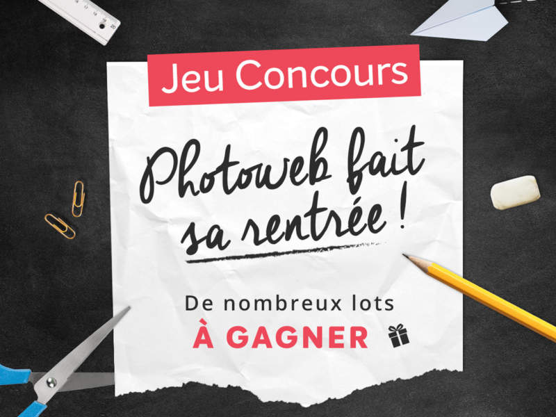 jeu concours rentrée photoweb