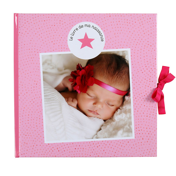 Livre Photo A4 de Naissance Bébé Fille - Atelier du Livre