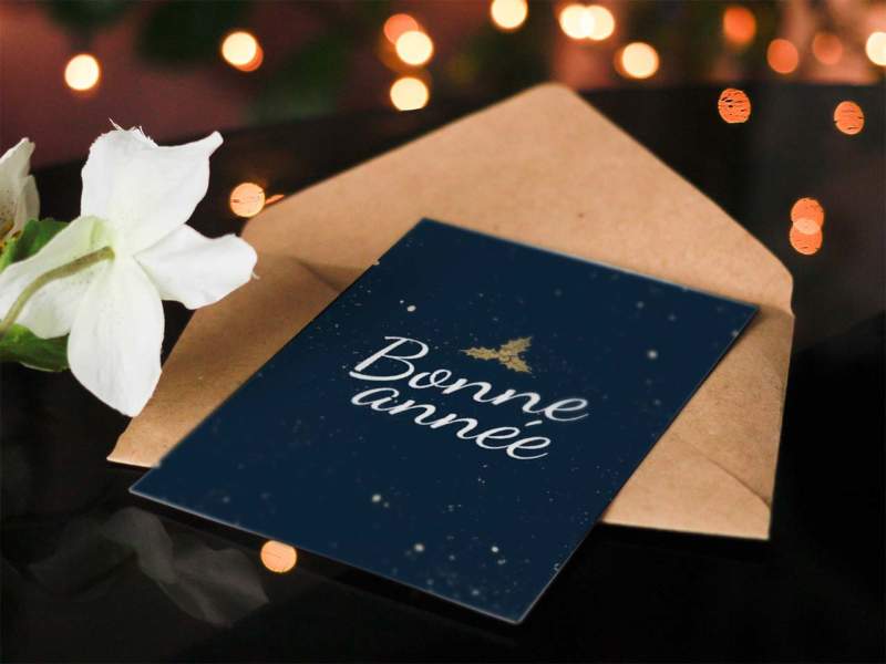 Des cartes de vœux pour souhaiter la bonne année 