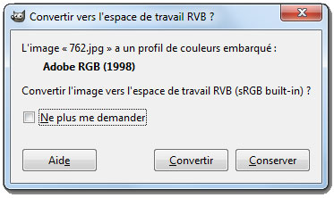 ouverture image profil colorimétrique ouverture image profil colorimétrique