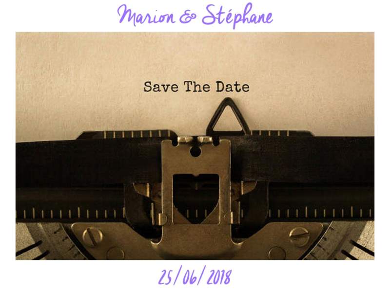 save the date mariage