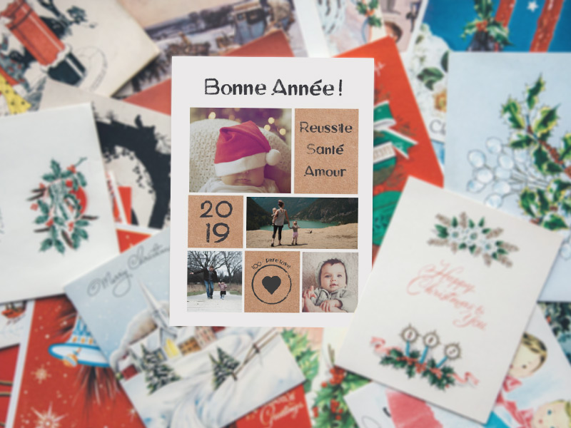 Vœux de Noël 2022 et Nouvel An : 20 idées de cartes originales et