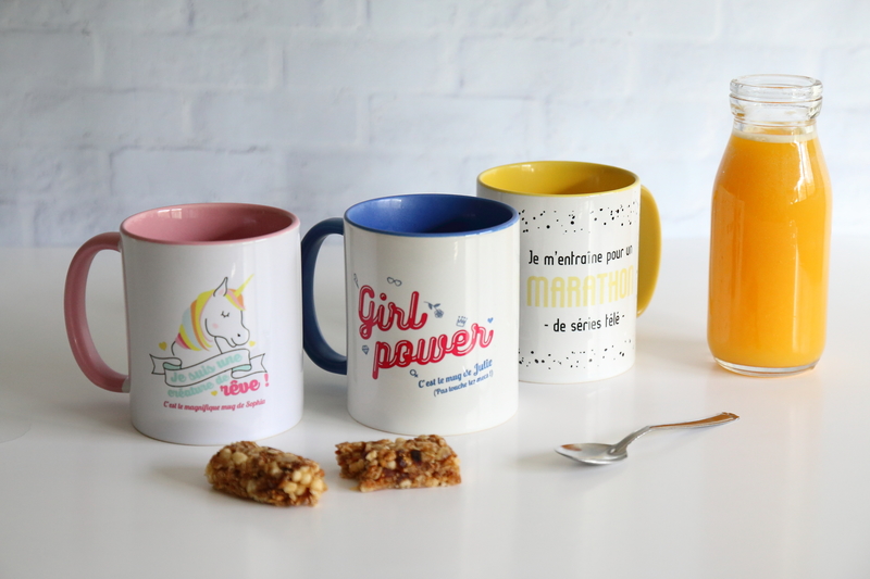 Mug illustration girl power