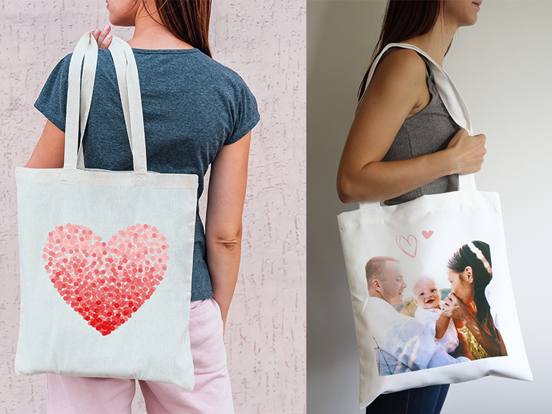 Tote bag personnalisé avec dessin de votre enfant