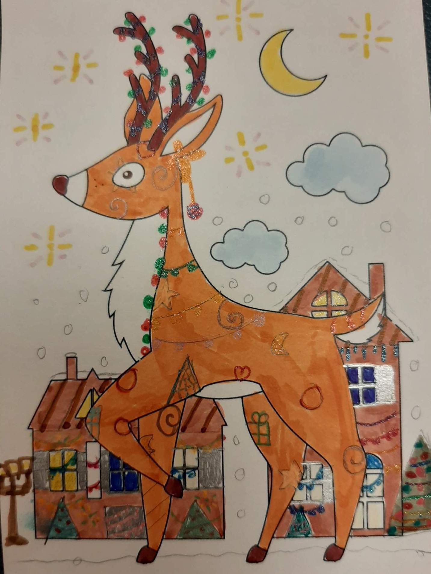 concours coloriage rodolphe
