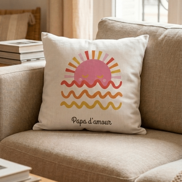 coussin personnalisé