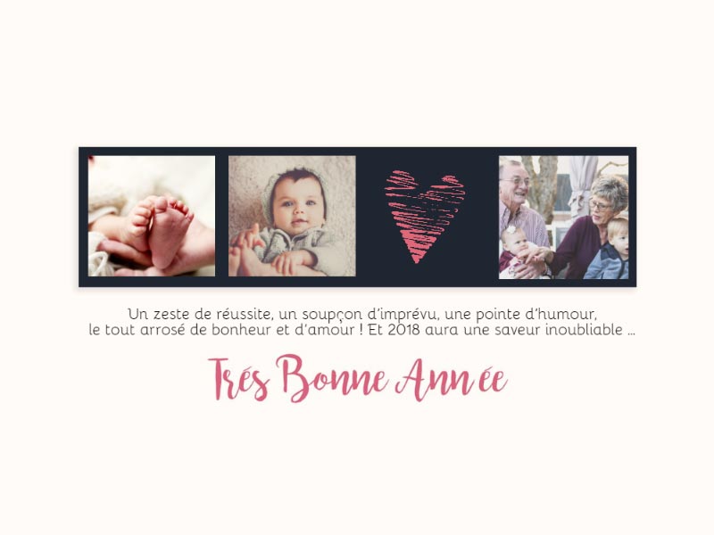 Carte De Voeux Originale Une Bonne Annee Personnalisee Carte De Voeux Originale Une Bonne Annee Personnalisee
