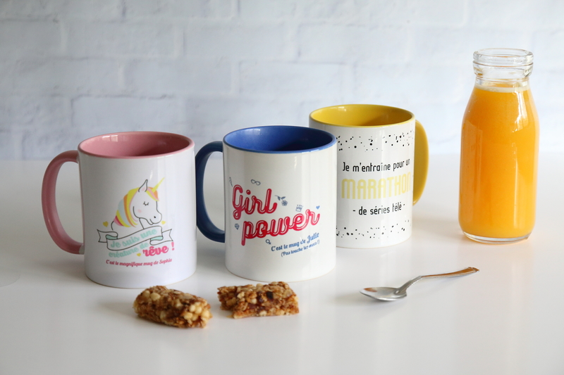 Mug illustration girl power Mug illustration girl power