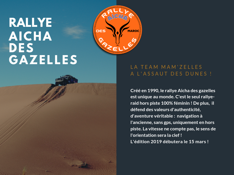 Le rallye aicha des gazelles Le rallye aicha des gazelles