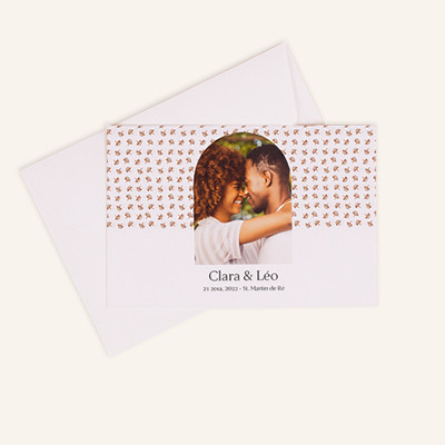 Faire-part de mariage personnalisé