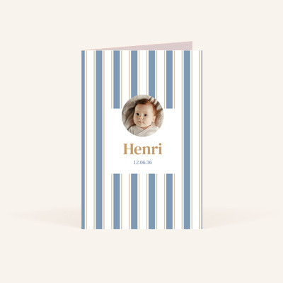Faire-part de naissance personnalisé