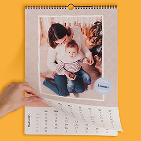 Calendrier mural A3 portrait premium