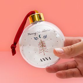 Boule de Noël personnalisée
