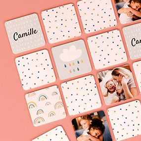 Jeu de mémoire personnalisé