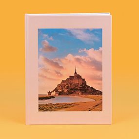Livre photo portrait ouverture à plat
