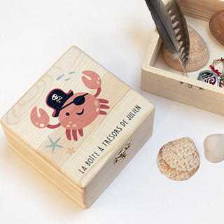 Boîte en bois personnalisée