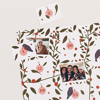 Calendrier de l'Avent personnalisé avec photos