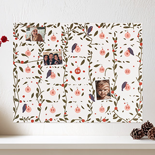 Calendrier de l'Avent personnalisé avec photos