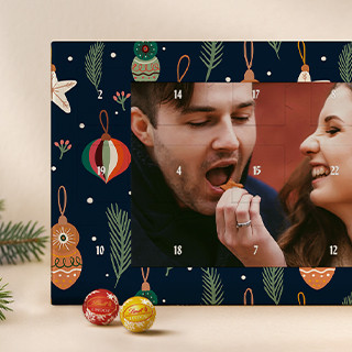 Calendrier de l’Avent personnalisé avec Chocolats Lindt®