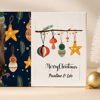 Calendrier de l’Avent personnalisé avec Chocolats Lindt®