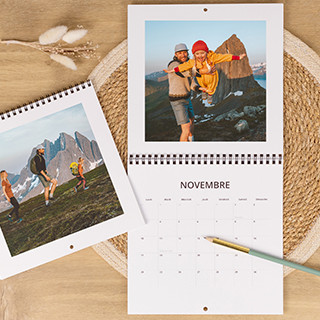 PACKS Calendrier mural carré double page