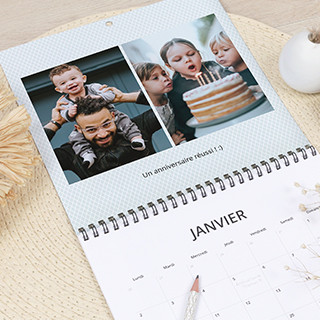 PACKS Calendrier mural carré double page