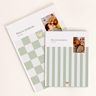 Livre photo portrait souple - Collection Carnets photo