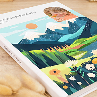 Livre photo portrait - Vacances à la montagne