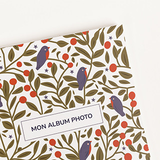 Mini livre photo carré souple - collection Jardin d'hiver