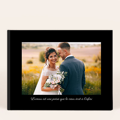 Livre photo paysage luxe ouverture à plat