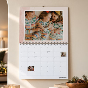 Calendrier mural A4 paysage double page