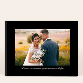 Livre photo paysage luxe ouverture à plat