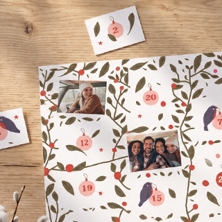 Calendrier de l'Avent personnalisé avec photos