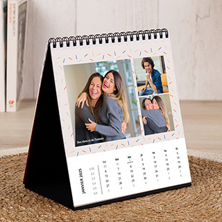 Calendrier de bureau mensuel