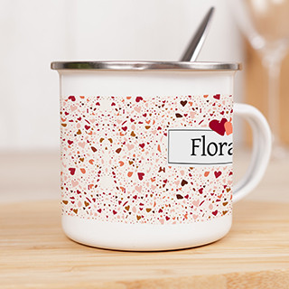Mug émaillé personnalisé 