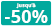  [FR BE] -25% dès 50€ / -50% dès 100€ 
