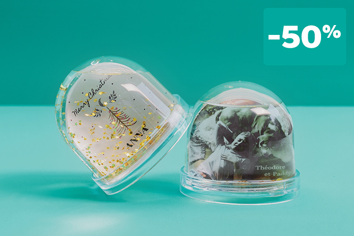 Promo Boule à neige personnalisé
