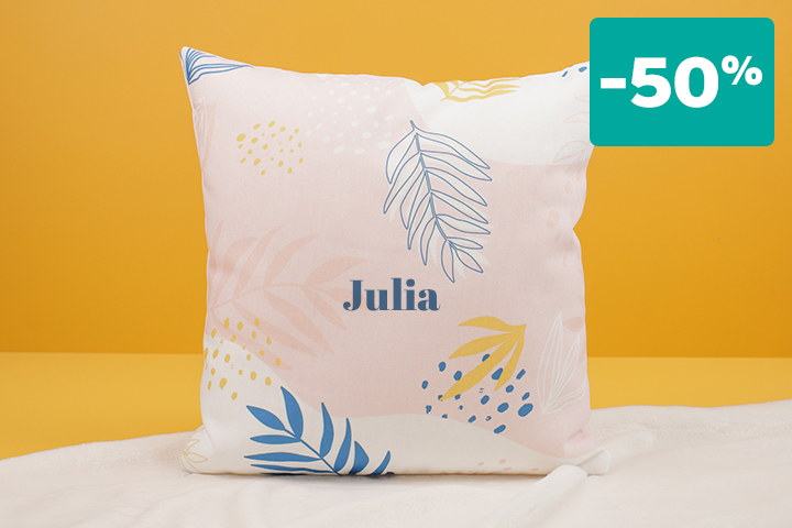 Promo Coussin personnalisé