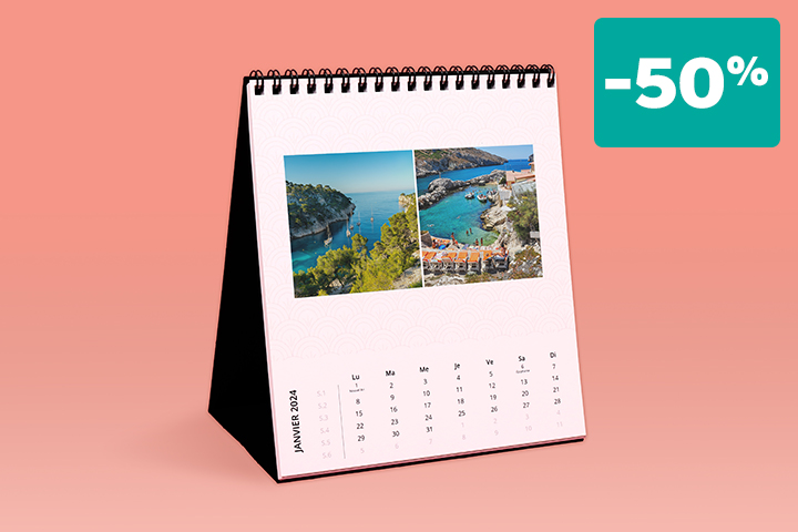 Code Promo Calendrier de bureau mensuel