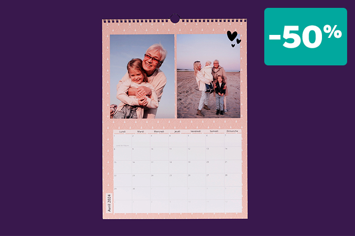 Promo Calendrier mural A3 portrait