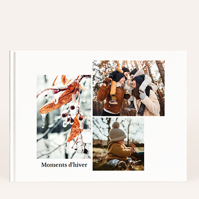 Livre photo portrait ouverture a plat