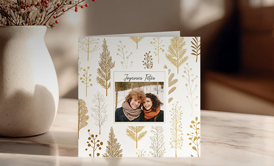 Cartes de voeux personnalisées Photoweb