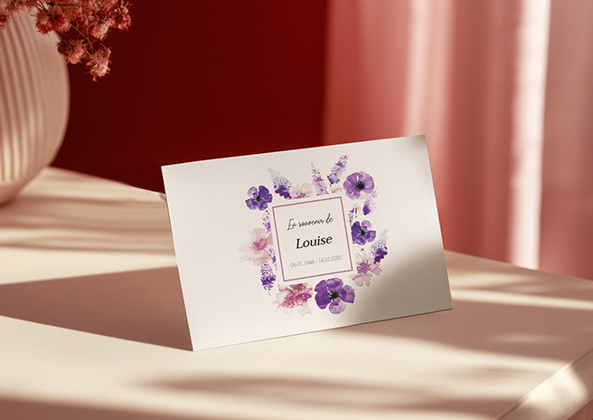 Promo faire-part décès Promo faire-part décès