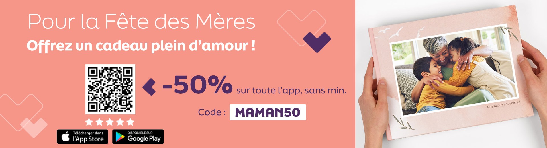 Tous les codes promos Photoweb